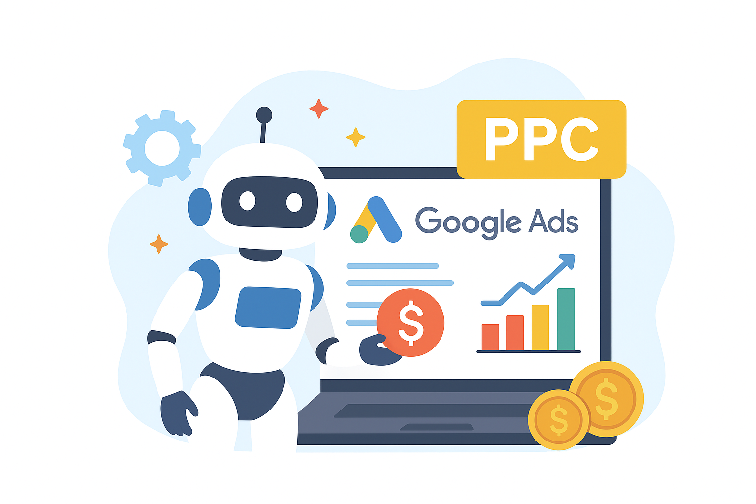 AI in PPC, AI Google Ads, AI ad optimization, PPC automation with AI,AI in Digital Marketing