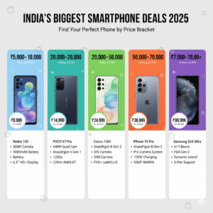 Best Smartphone Deals , Top Mobile Phone Deals 2025 India