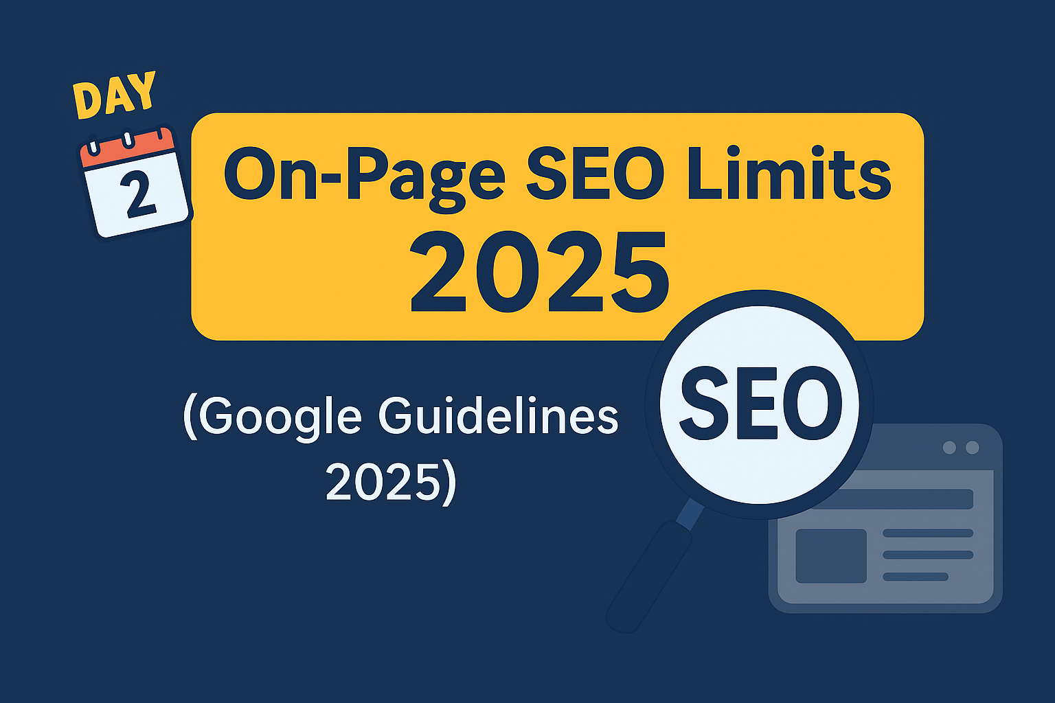 on page seo limits